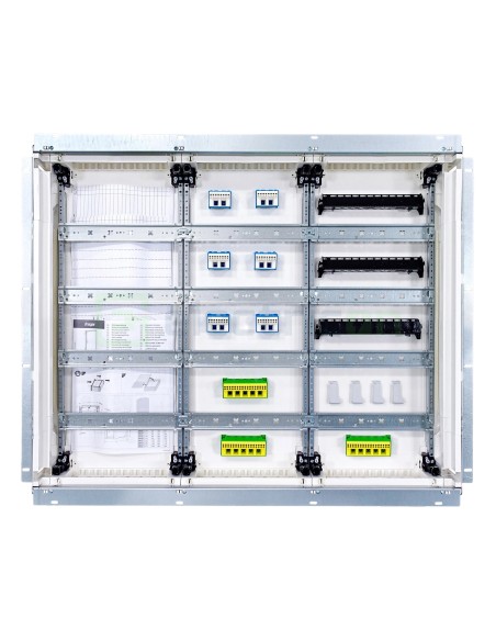 Tablou electric metalic - siguranțe - 144M (4x36) încastrat Hager Univers FWU43S