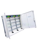 Tablou electric metalic - siguranțe - 144M (4x36) încastrat Hager Univers FWU43S