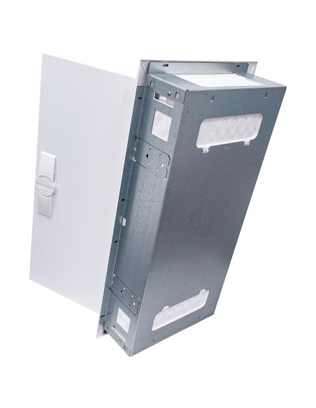 Tablou electric metalic - siguranțe - 60M (5x12) încastrat Univers Hager FWU51S