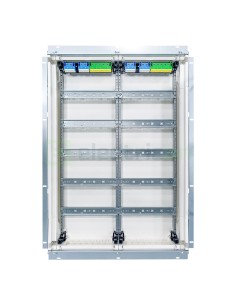 Tablou electric metalic - siguranțe - 120M (5x24) încastrat Univers Hager FWU52S 2
