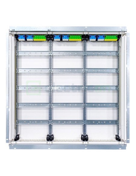 Tablou electric metalic - siguranțe - 180M (5x36) încastrat Univers Hager FWU53S