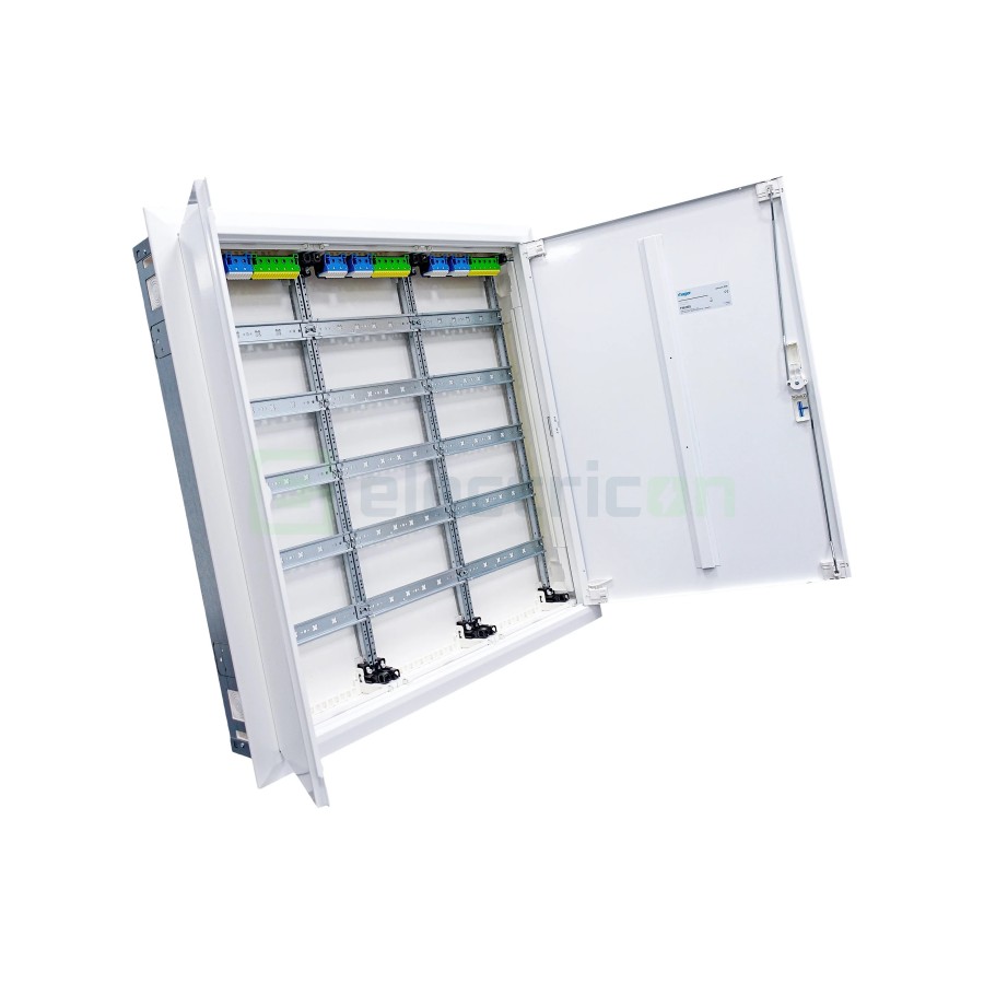 Tablou electric metalic - siguranțe - 180M (5x36) încastrat Univers Hager FWU53S