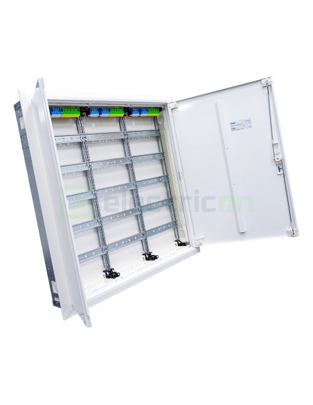 Tablou electric metalic - siguranțe - 180M (5x36) încastrat Univers Hager FWU53S