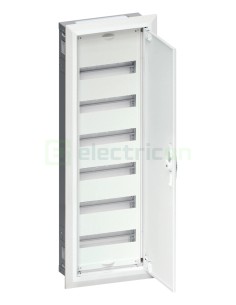 Tablou electric metalic - siguranțe - 72M (6x12) încastrat Univers Hager FWU61S