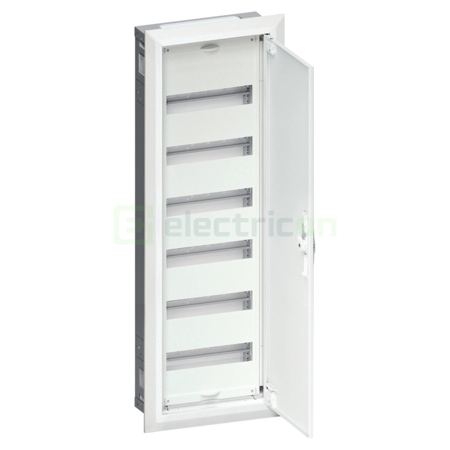 Tablou electric metalic - siguranțe - 72M (6x12) încastrat Univers Hager FWU61S