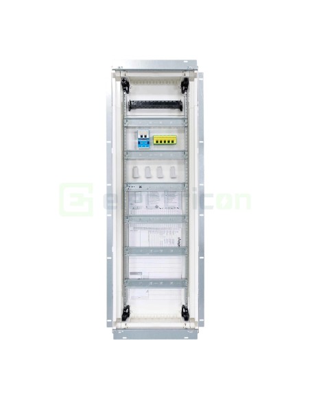 Tablou electric metalic - siguranțe - 72M (6x12) încastrat Univers Hager FWU61S
