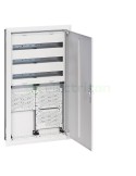Tablou combo metalic - Hibrid - 156M (78M sigurante electrice + 78M multimedia) încastrat Univers Hager FWU62M4