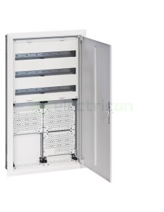 Tablou combo metalic - Hibrid - 156M (78M sigurante electrice + 78M multimedia) încastrat Univers Hager FWU62M4