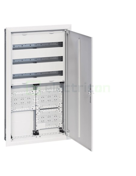 Tablou combo metalic - Hibrid - 156M (78M sigurante electrice + 78M multimedia) încastrat Univers Hager FWU62M4