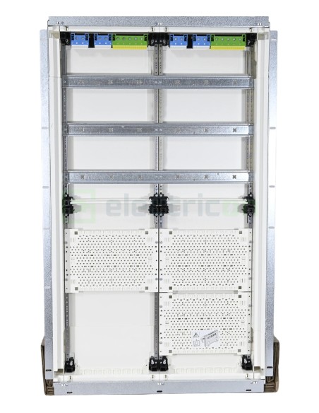 Tablou combo metalic - Hibrid - 156M (78M sigurante electrice + 78M multimedia) încastrat Univers Hager FWU62M4