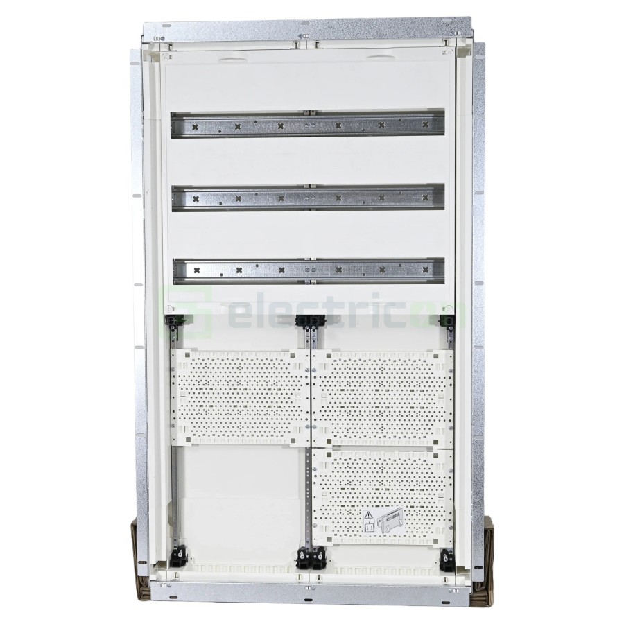 Tablou combo metalic - Hibrid - 156M (78M sigurante electrice + 78M multimedia) încastrat Univers Hager FWU62M4