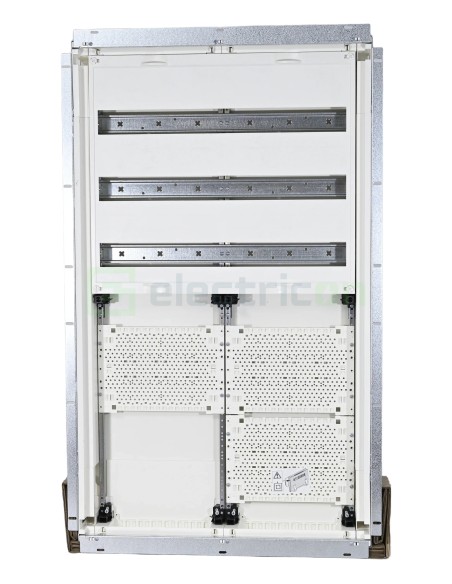 Tablou combo metalic - Hibrid - 156M (78M sigurante electrice + 78M multimedia) încastrat Univers Hager FWU62M4