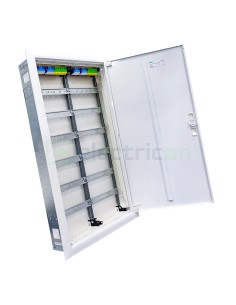Tablou electric metalic - siguranțe - 144M (6x24) încastrat Hager Univers FWU62S