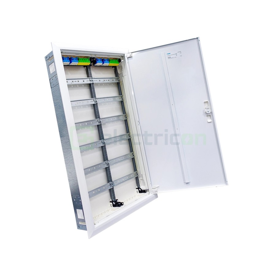 Tablou electric metalic - siguranțe - 144M (6x24) încastrat Hager Univers FWU62S