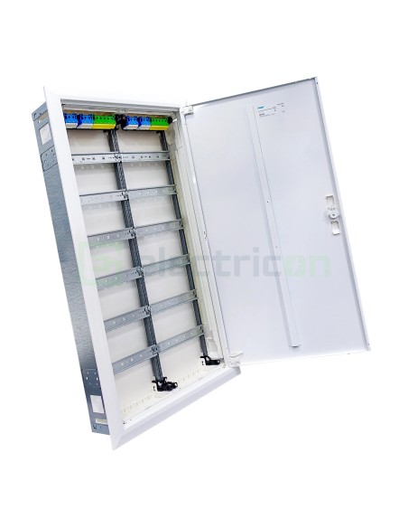 Tablou electric metalic - siguranțe - 144M (6x24) încastrat Hager Univers FWU62S