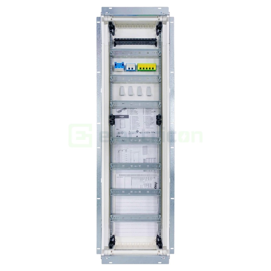 Tablou electric metalic - siguranțe - 84M (7x12) încastrat Univers Hager FWU71S