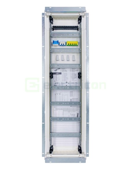 Tablou electric metalic - siguranțe - 84M (7x12) încastrat Univers Hager FWU71S