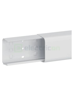 Canal cablu PVC pentru aer condiționat Hager Clima 65x90 mm, alb, lungime 2 m - CLMU65090