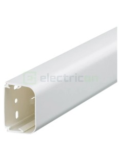 Canal cablu PVC pentru aer condiționat Hager Clima 50x65 mm, alb, lungime 2 m - CLMU50065