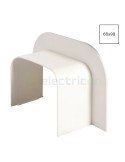 Mască trecere perete pentru canal cablu Clima 65x90 mm, alb - Hager CLM650909