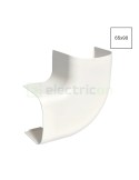 Unghi plan 90° pentru canal cablu Clima 65x90 mm, alb - Hager CLM650905