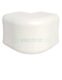 Cot exterior 90° pentru canal cablu Clima 65x90 mm, alb - Hager CLM650903