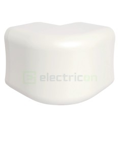 Cot exterior 90° pentru canal cablu Clima 65x90 mm, alb - Hager CLM650903