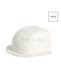 Derivație perete pentru canal cablu Clima 50x65 mm, alb - Hager CLM5006561
