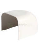 Placă de capăt pentru canal cablu Clima 50x65 mm, alb - Hager CLM500656