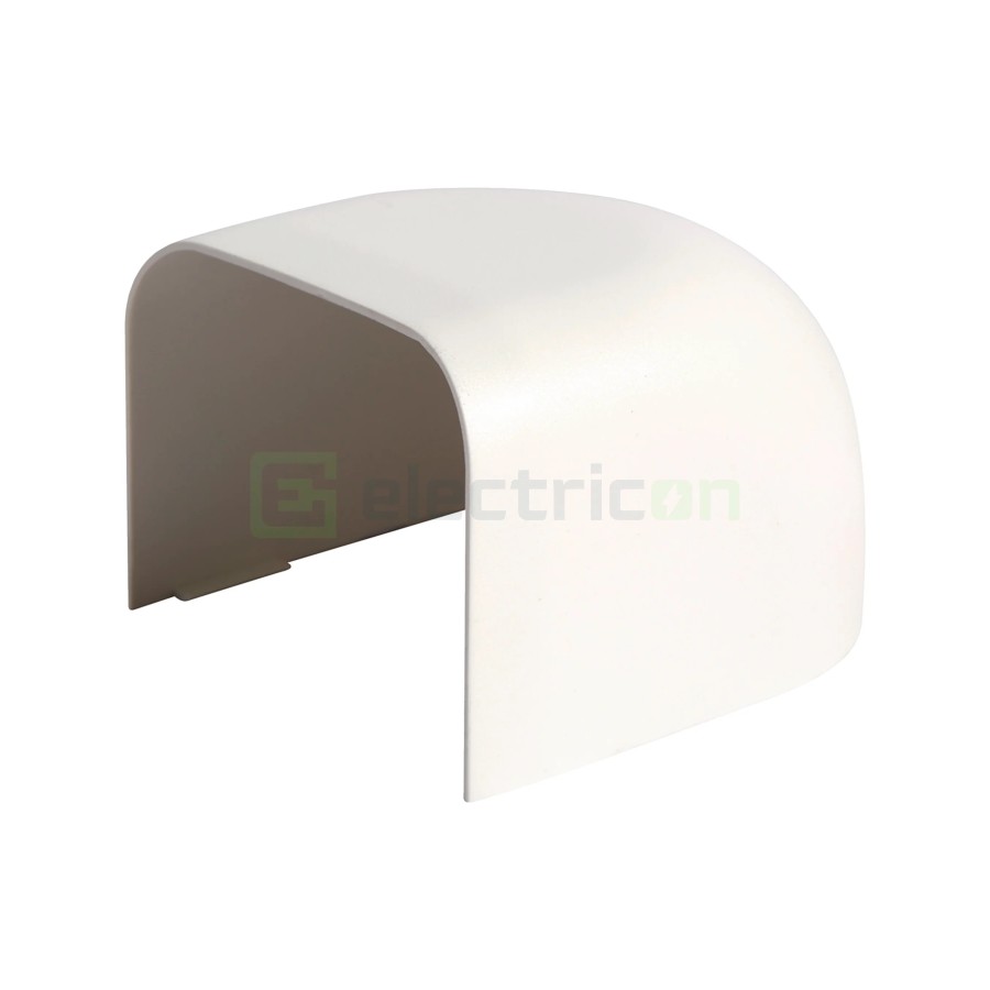 Placă de capăt pentru canal cablu Clima 50x65 mm, alb - Hager CLM500656