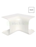 Cot interior 90° pentru canal cablu Clima 50x65 mm, alb - Hager CLM500654