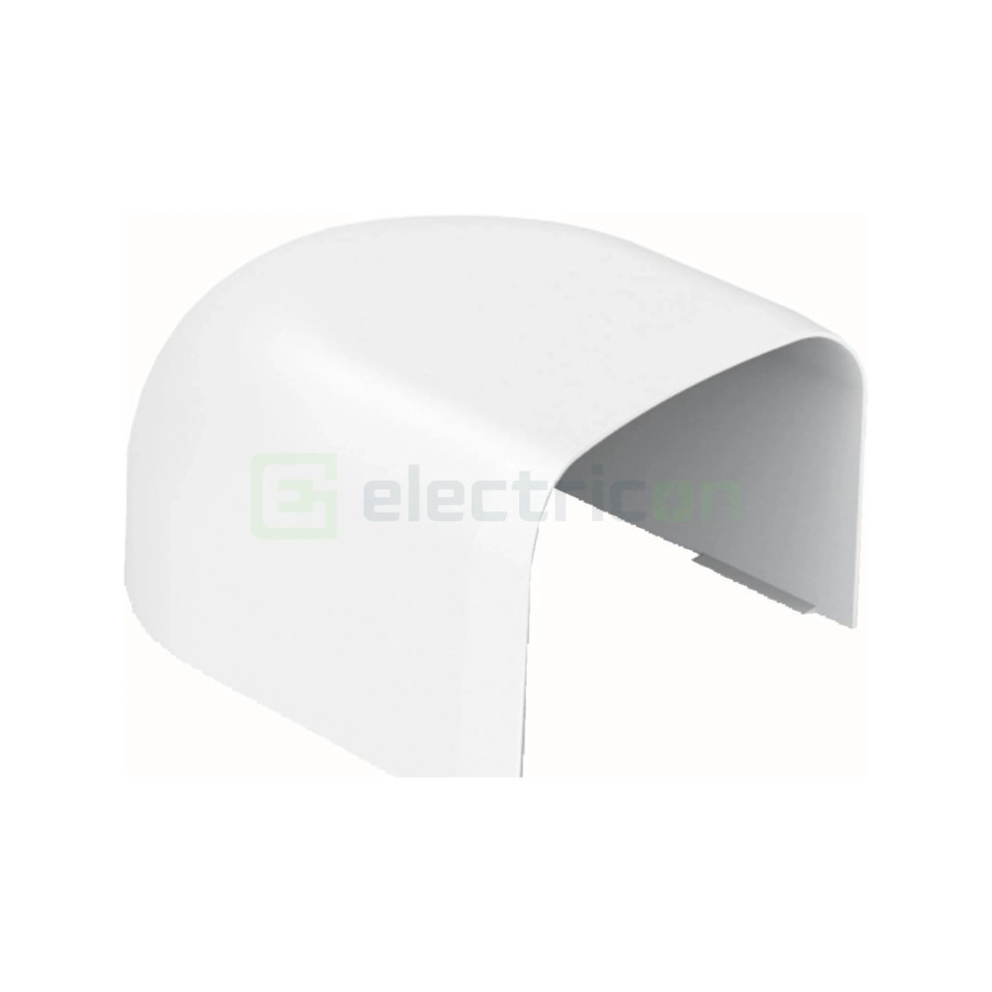 Placă de capăt pentru canal cablu Clima 30x35 mm, alb - Hager CLM300356