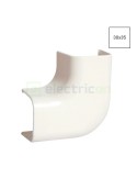Unghi plan 90° pentru canal cablu Clima 30x35 mm, alb - Hager CLM300355