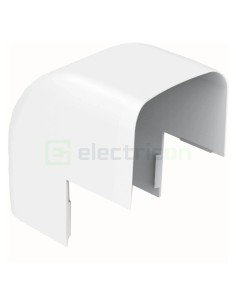 Cot exterior 90° pentru canal cablu Clima 30x35 mm, alb - Hager CLM300353