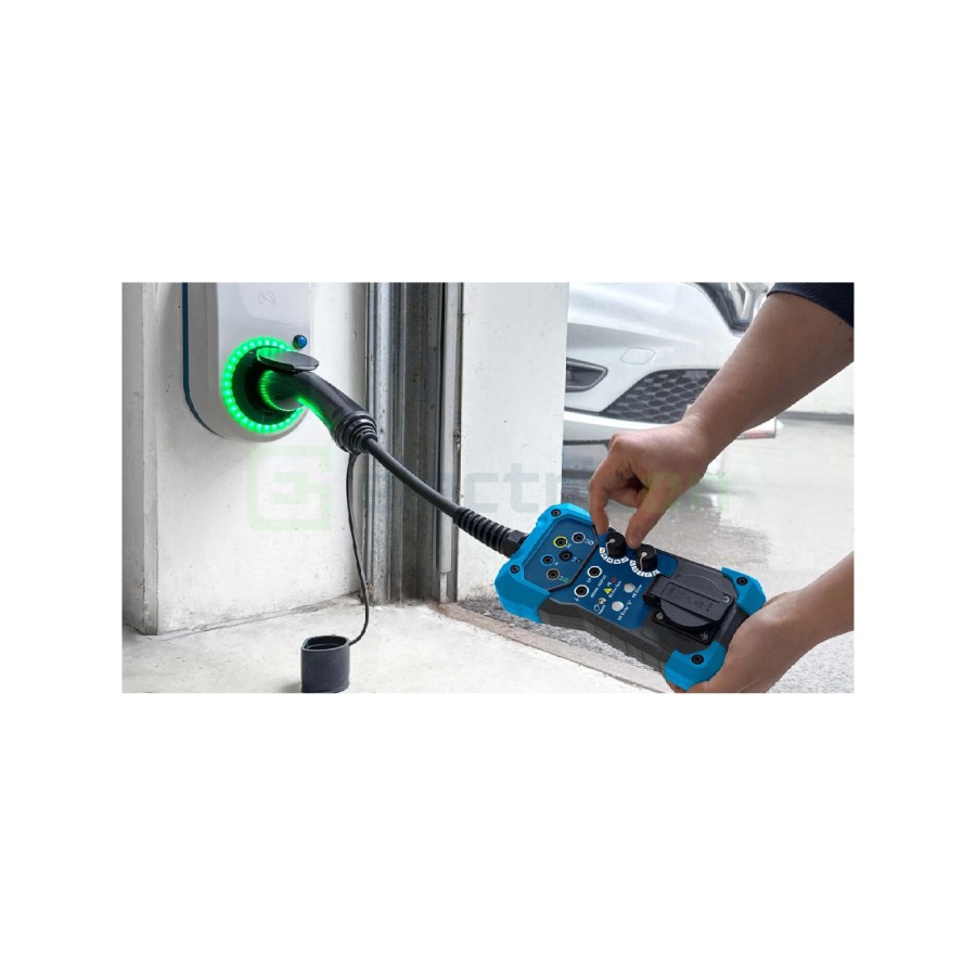 Tester stații încărcare - Adaptor testare Wallbox - stații AC tip 2, e-mobilitate - PAN Wallboxtester