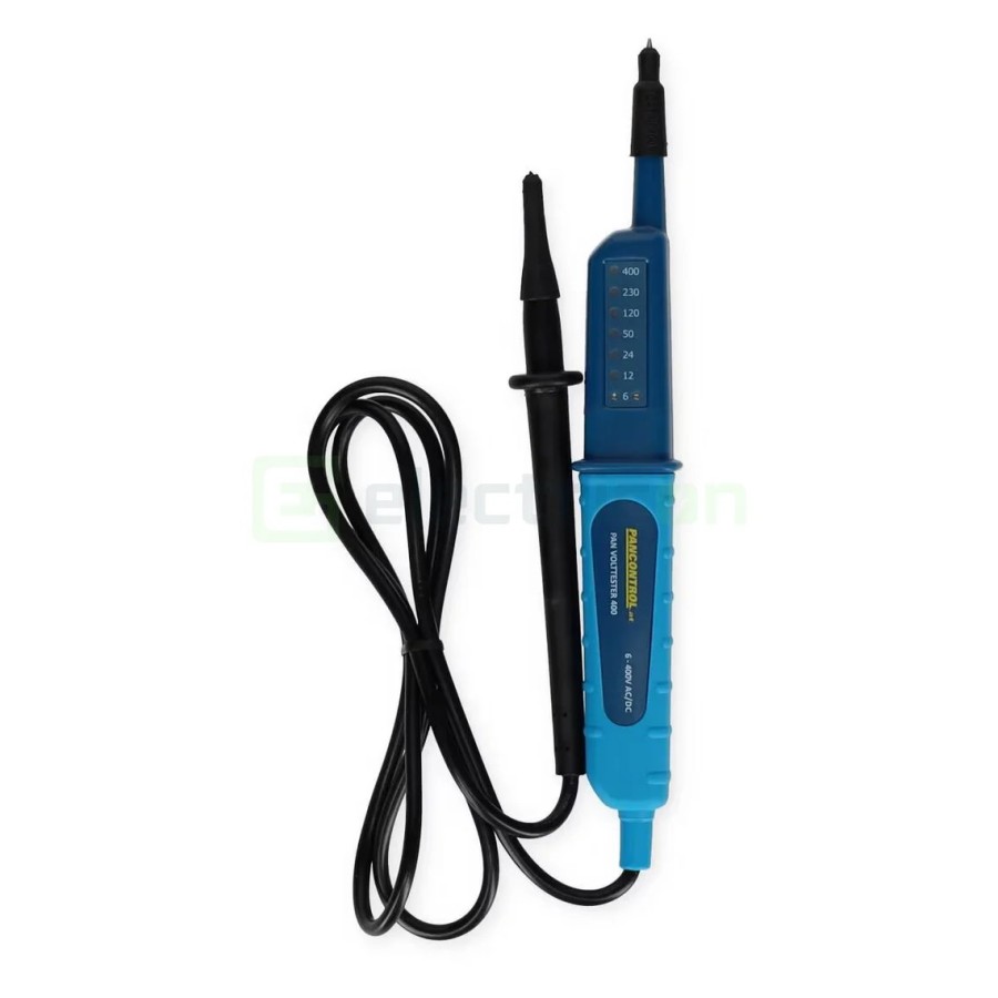 Tester de tensiune - 6 - 400V AC/DC cu indicator polaritate și afișaj LED - Pancontrol PAN Volttester 400