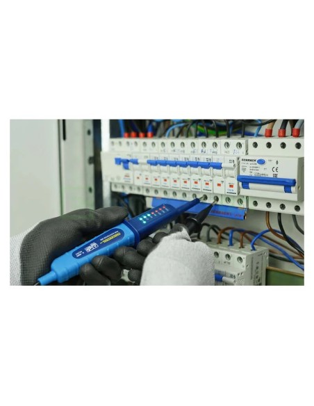Tester de tensiune - 6 - 400V AC/DC cu indicator polaritate și afișaj LED - Pancontrol PAN Volttester 400