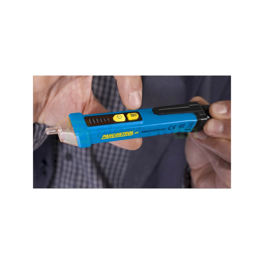 Detector profesional de tensiune fără contact 12 - 1000V AC cu alarmă - Pancontrol PAN Voltfinder