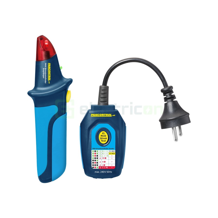 Kit pentru identificarea circuitelor și a siguranțelor cu semnal acustic și optic - Pancontrol PAN Stromkreisfinder