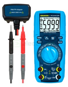 Multimetru digital pentru sisteme fotovoltaice - 2000V AC/DC - CAT III 1000V /CAT IV 600V - Pancontrol PAN SolarMulti 2000V