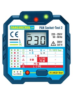 Tester priză - testare diferențial 30mA, afișaj LCD - Pancontrol Socket-Test-2