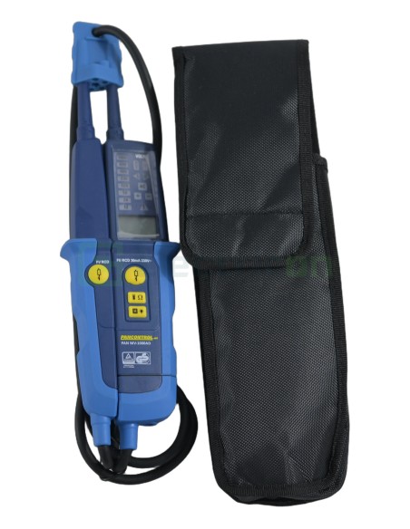 Tester de tensiune și de continuitate - 1000V AC/DC + afișaj de câmp rotativ și test diferențial 30mA - Pancontrol MV-1000AD