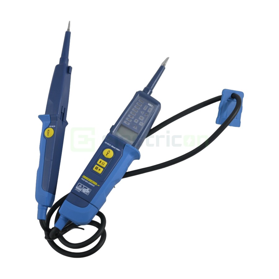 Tester de tensiune și de continuitate - 1000V AC/DC + afișaj de câmp rotativ și test diferențial 30mA - Pancontrol MV-1000AD