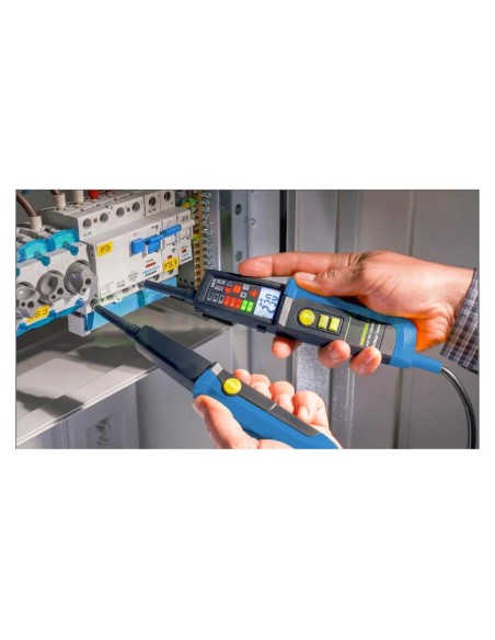 Tester de tensiune și de continuitate - 1000V AC/DC + afișaj de câmp rotativ și test diferențial 30mA - Pancontrol MV-1000AD