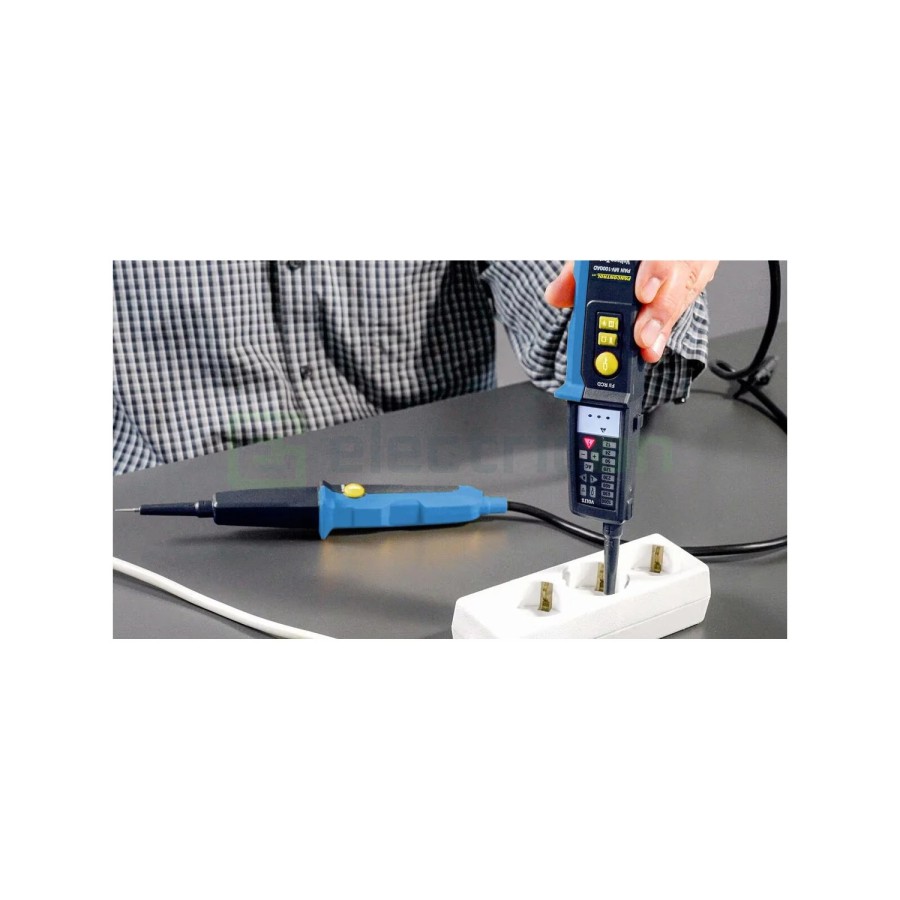 Tester de tensiune și de continuitate - 1000V AC/DC + afișaj de câmp rotativ și test diferențial 30mA - Pancontrol MV-1000AD