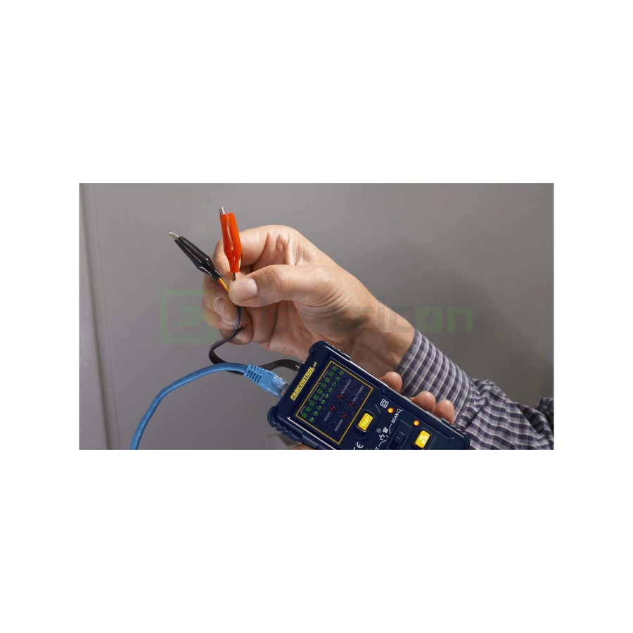 Detector profesional de traseu cablu în perete și tester de rețea LAN cu semnal acustic, Pancontrol PAN Leitungssucher