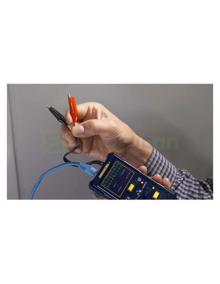 Detector profesional de traseu cablu în perete și tester de rețea LAN cu semnal acustic, Pancontrol PAN Leitungssucher