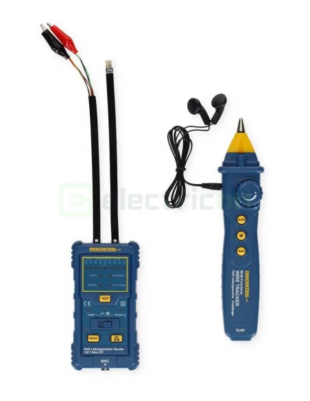 Detector profesional de traseu cablu în perete și tester de rețea LAN cu semnal acustic, Pancontrol PAN Leitungssucher