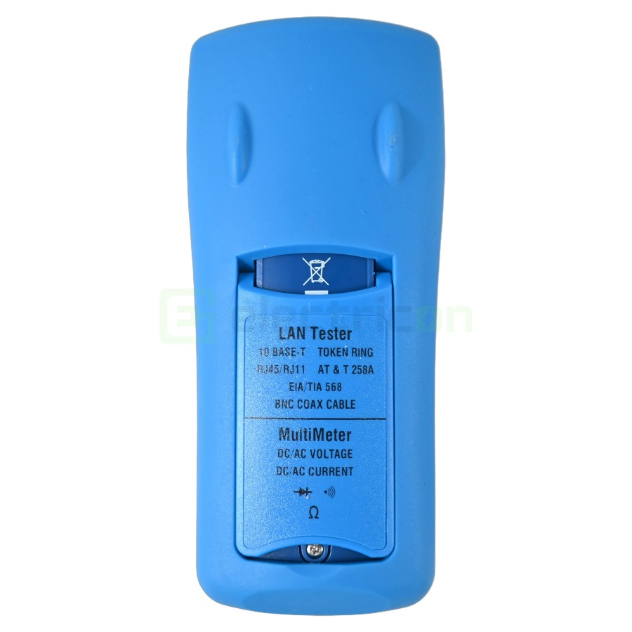 Tester profesional pentru cabluri de rețea UTP/STP, RJ45,RJ11, BNC cu multimetru digital - Pancontrol PAN LAN1