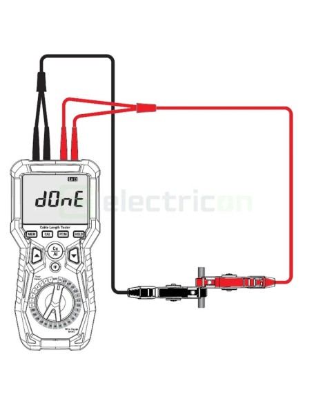 Aparat de măsurat lungimea cablurilor Cu/Al - 0,1 m–30 km - Pancontrol KLM30R
